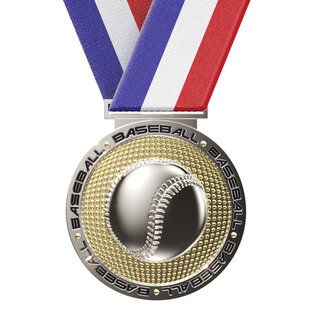 3" Dual Plated Medal -