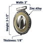3" Dual Plated Medal -