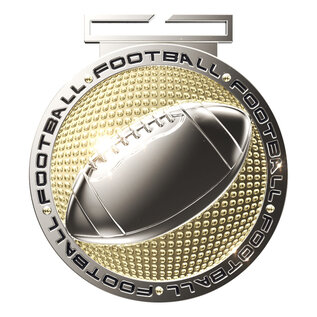 3" Dual Plated Medal -
