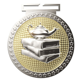3" Dual Plated Medal -