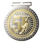 3" Dual Plated Medal -
