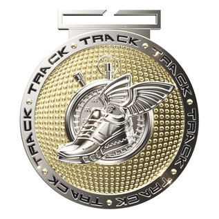 3" Dual Plated Medal -