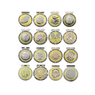 3" Dual Plated Medal -