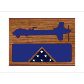 Morgan House MQ-9 Reaper Shadow Box – 3×5 Flag Display