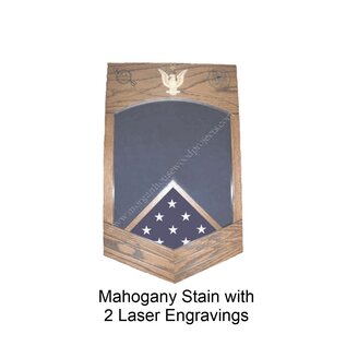 Morgan House US Navy /USCG SCPO Shadow Box