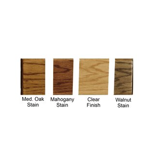Morgan House MCD-01-O - Single Coin Flat Oak Display