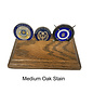 Morgan House MCD-01-O - Single Coin Flat Oak Display