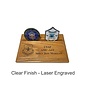 Morgan House MCD-01-O - Single Coin Flat Oak Display