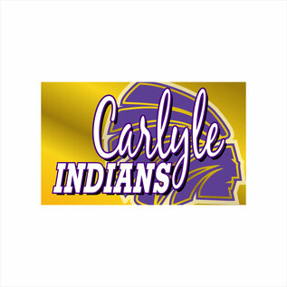 Carlyle Indians  Spirit Flag