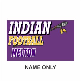Carlyle Football Flag - Personalized