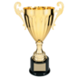 Completed Metal Trophy Cup on Plastic Base