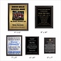 Solid Black Plaque