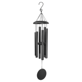 Black Powder Coated Aluminum Wind Chime