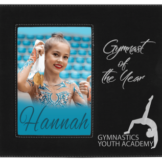 Leatherette Photo Frame with large Engraving Area