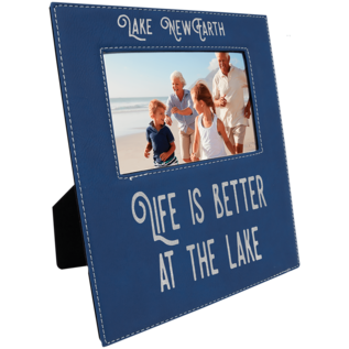 Leatherette Photo Frame with large Engraving Area