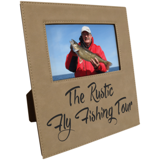 Leatherette Photo Frame with large Engraving Area