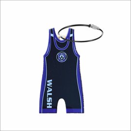 Central Wrestling Acrylic Bag Tag