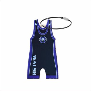 Central Wrestling Acrylic Bag Tag