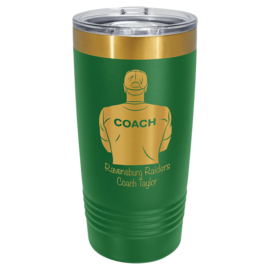 Bright Gold ION-Plated Ringneck Tumbler with Slider Lid