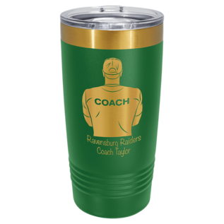 Bright Gold ION-Plated Ringneck Tumbler with Slider Lid