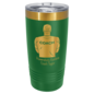 Bright Gold ION-Plated Ringneck Tumbler with Slider Lid