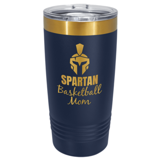 Bright Gold ION-Plated Ringneck Tumbler with Slider Lid