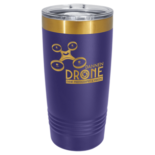 Bright Gold ION-Plated Ringneck Tumbler with Slider Lid