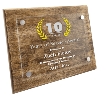 Barnwood Floating Plaque