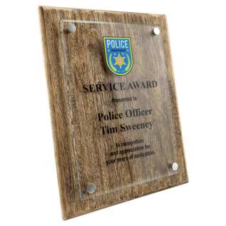 Barnwood Floating Plaque