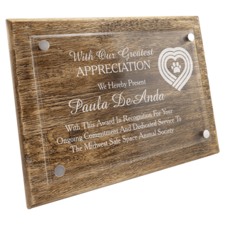 Barnwood Floating Plaque