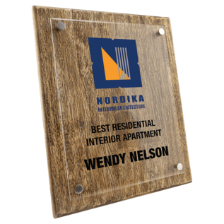 Barnwood Floating Plaque