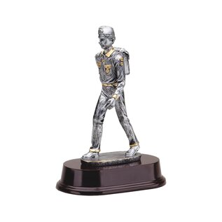 Resin 8″ Boy Scout w/ Gold Trim Figurine | Boy Scout Resin Statue | Scouting Award & Collectible