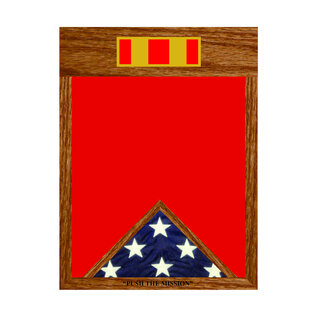 Morgan House Any Rank Shadow Box – Custom Military Display