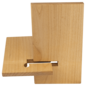 4.5" x 8" Red Alder Cell Phone & Tablet Easel – Personalized Wooden Desk Stand