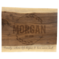 Black Walnut Cutting & Charcuterie Board – Engraved Personalized Serving Board