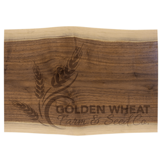 Black Walnut Cutting & Charcuterie Board – Engraved Personalized Serving Board