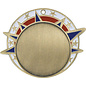 USA Sport Medal, 2" Holder, Gold - 2 1/2" Diameter