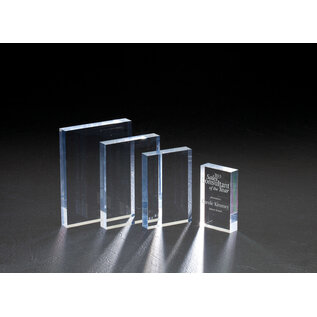 Clear Acrylic Rectangle No Bevel