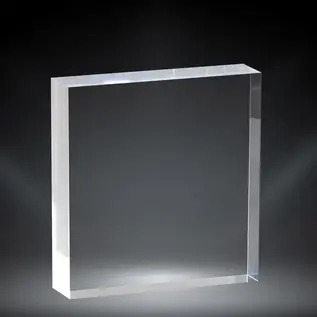 Clear Acrylic Rectangle No Bevel