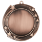 2 3/4" Swirling Star 2" Insert Holder Medal