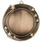 2 3/4" Swirling Star 2" Insert Holder Medal