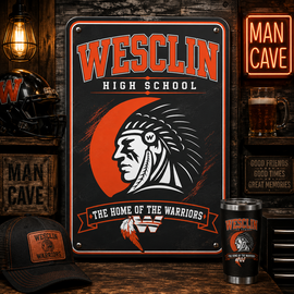 Wesclin Printed Alum. Sign - 12"x18" - 1 sided