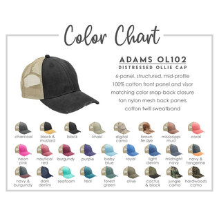 Adams Headwear Adams Headwear Ollie Distressed Cap