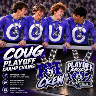 Breese Central Cougars Spirit & Playoff Swag Chain