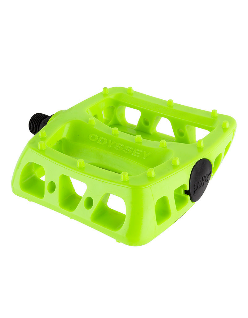 yellow bmx pedals