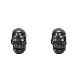 TRICKTOPZ VALVE CAPS SV TRICKTOPZ SKULL ONLY BK 1pr/P