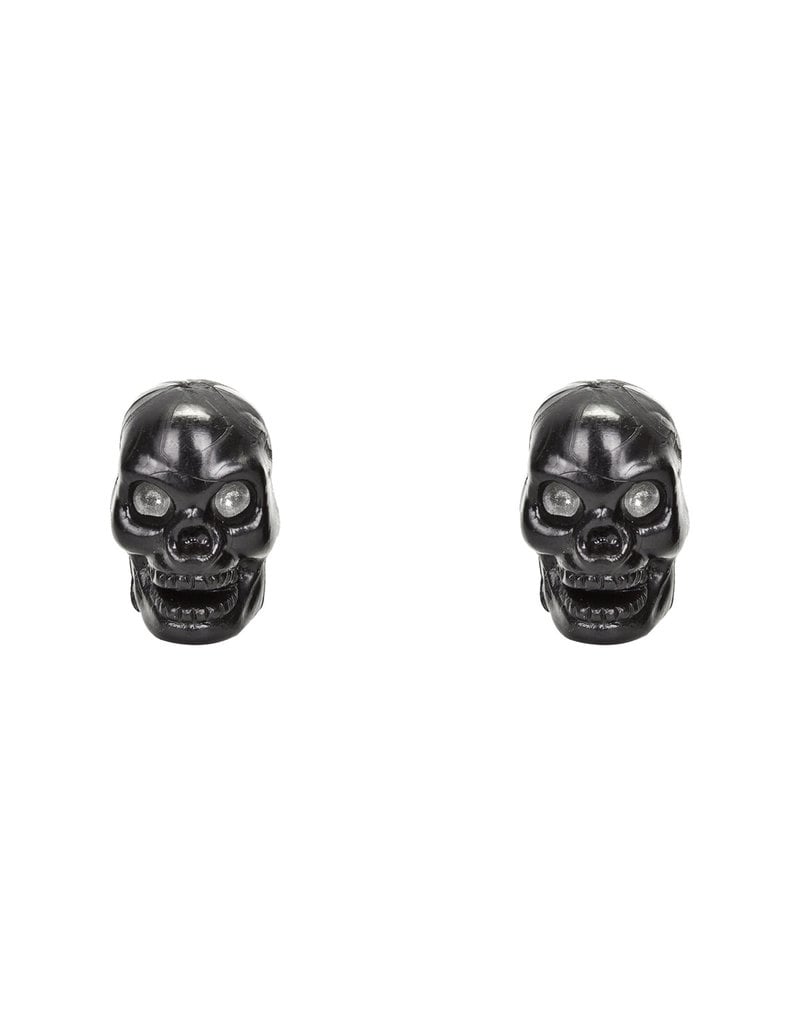 TRICKTOPZ VALVE CAPS SV TRICKTOPZ SKULL ONLY BK 1pr/P