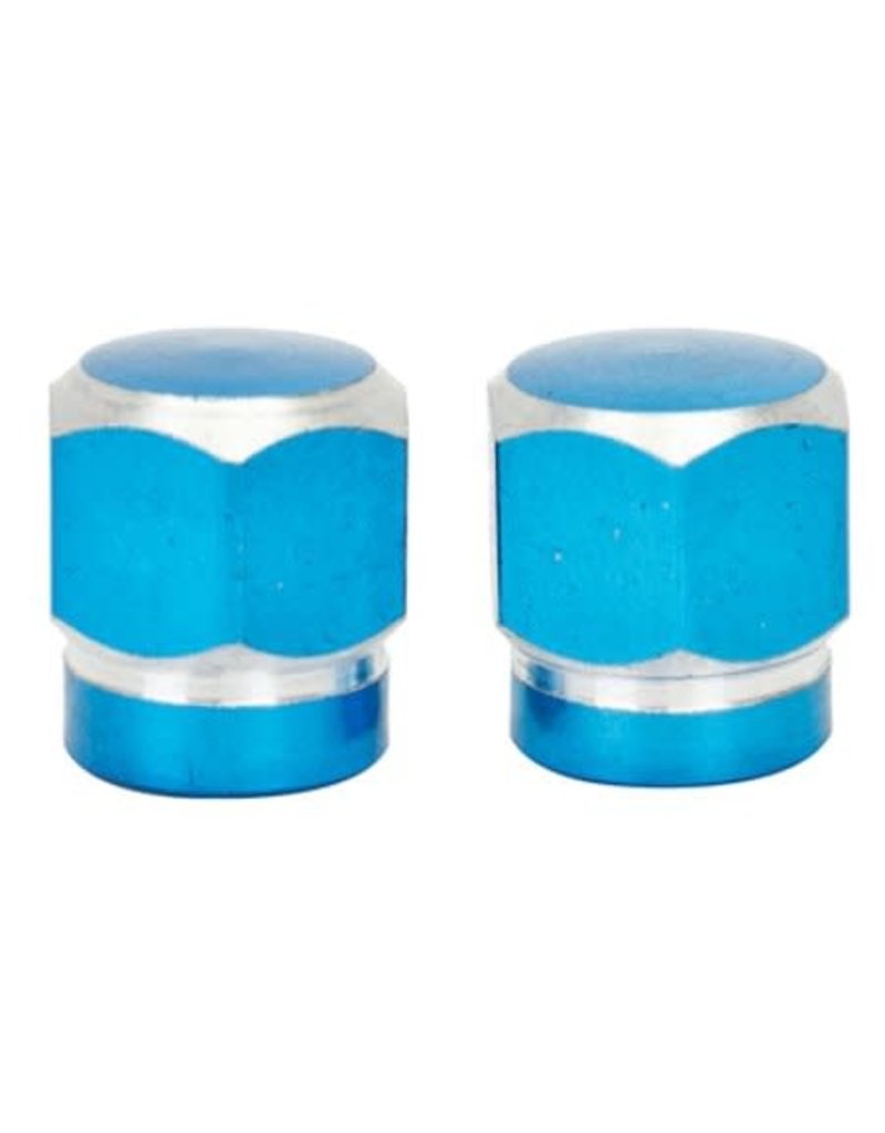 TRICKTOPZ VALVE CAPS SV TRICKTOPZ HEX 2-TONE BU 1pr/P