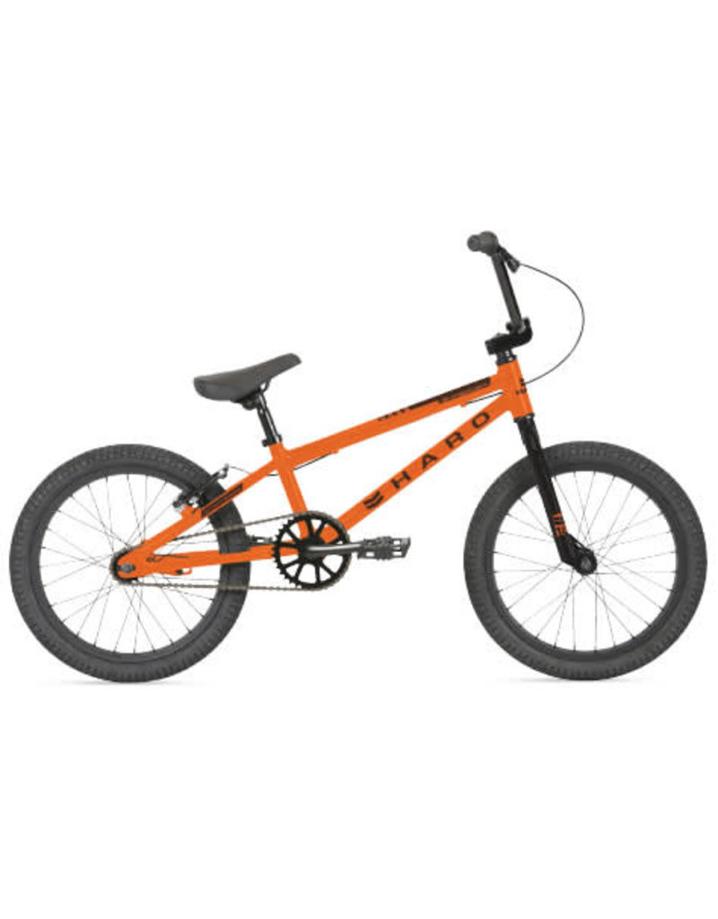 orange haro bike