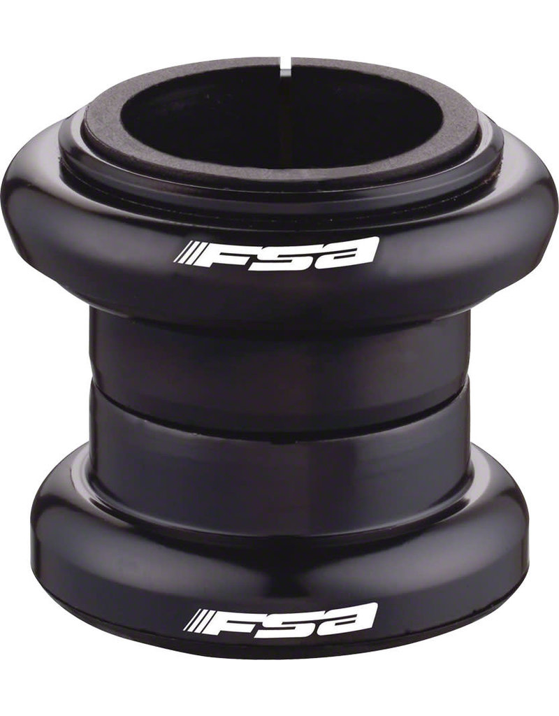 Full Speed Ahead FSA TH-855 1-1/8" Black Threadless Headset Black 5/32x20 Caged balls